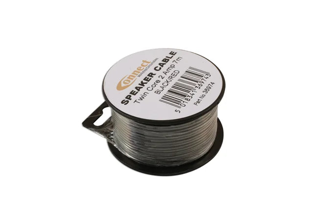 Connect Mini Reel Automotive Twin Speaker Cable 2 x 12/0.20 7m - CPL