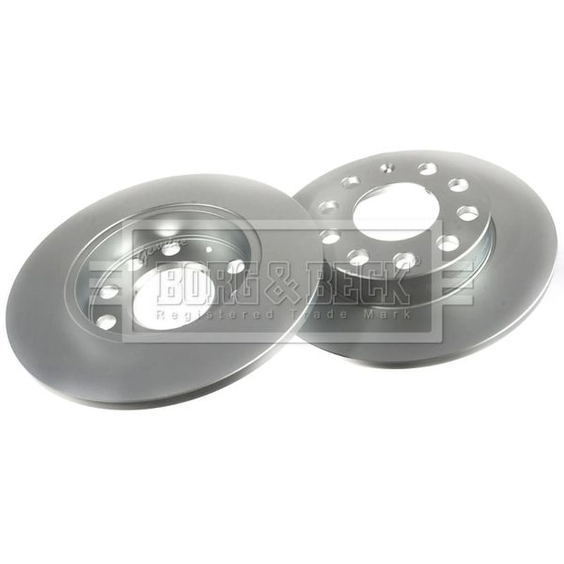 Borg & Beck 2 x Solid Rear Brake Discs BBD4273