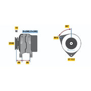 Bosch Car Alternator 12V 0 986 041 970