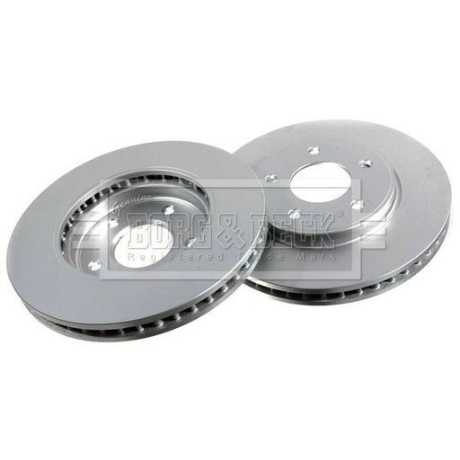 Borg & Beck 2 x Vented Front Brake Discs BBD5384