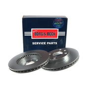 Borg & Beck 2 x Vented Front Brake Discs BBD5456