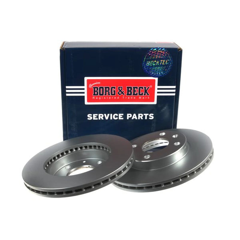 Borg & Beck 2 x Vented Front Brake Discs BBD5456
