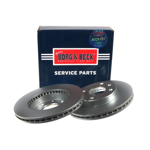 Borg & Beck 2 x Vented Front Brake Discs BBD5456