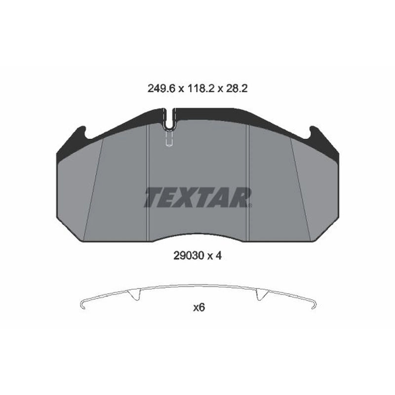 Textar Front Brake Pad Set 2903007
