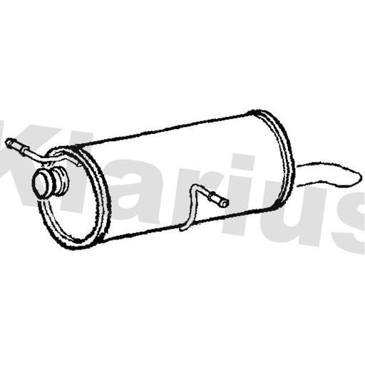 Klarius Box With Tail Pipe Rear PG664W