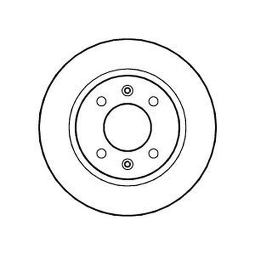 Abtex 2 x Vented Front Brake Discs BD1269V