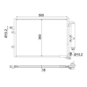 Mahle Air Conditioning Condenser AC 721 000S