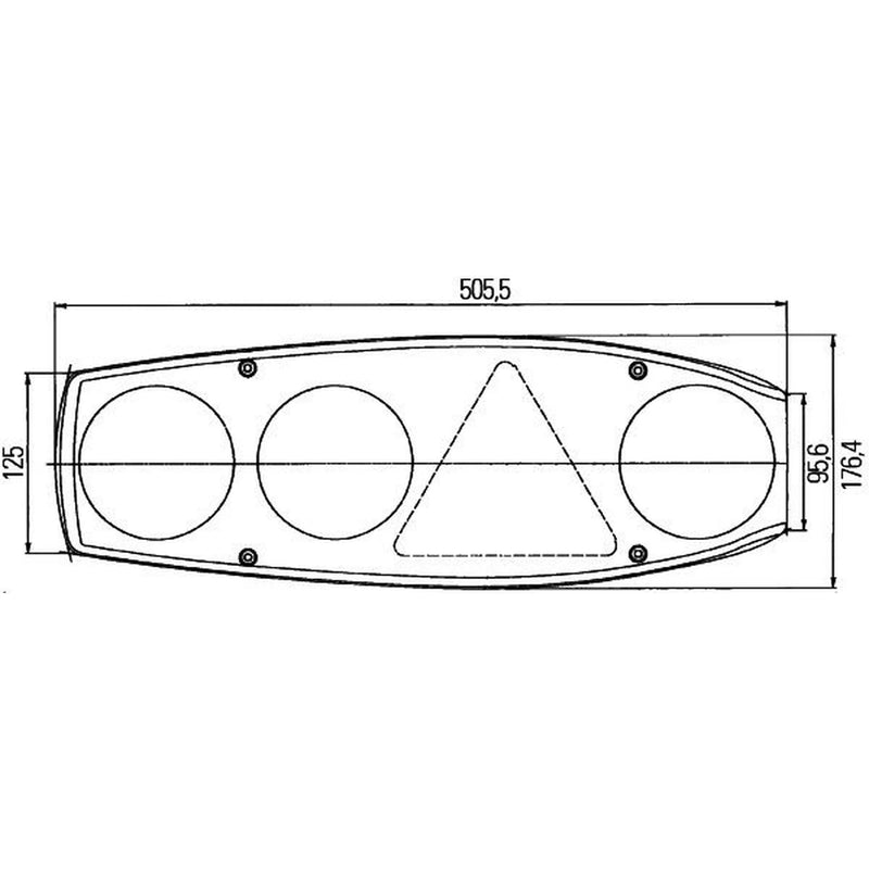 Hella Tail Light / Lamp PY21W Left 2VA 341 419-011