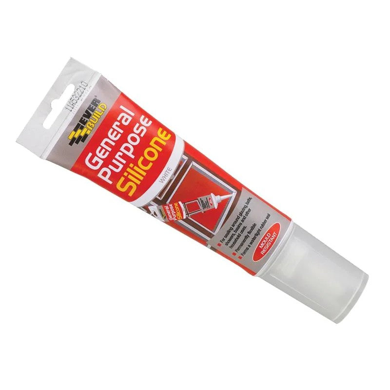 Everbuild Sika Easi-squeeze General Purpose Silicone Clear 80ml - 483130