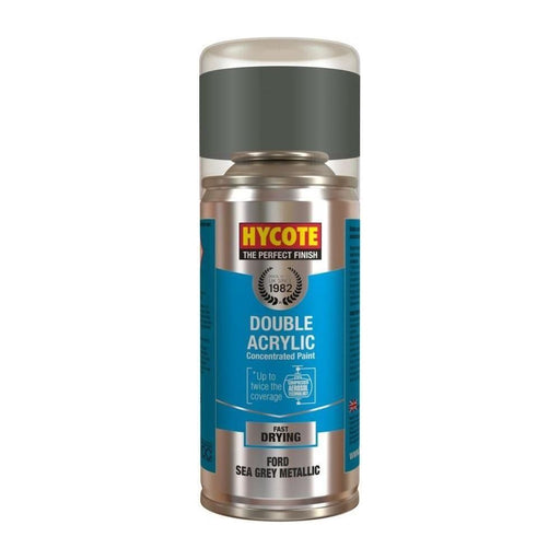 2x Hycote Aerosol Paint for Ford Sea Grey (Metallic) 150ml Hycote  - Town Parts