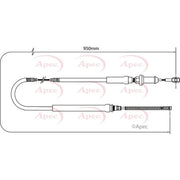Apec Handbrake Cable Left Rear CAB1259
