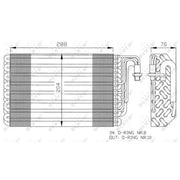 NRF Air Conditioning Evaporator 36075