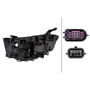 Hella Headlight Headlamp LED Right 1LX 015 152-641