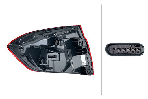 Hella 2SD 012 147-421 Tail Light Assembly