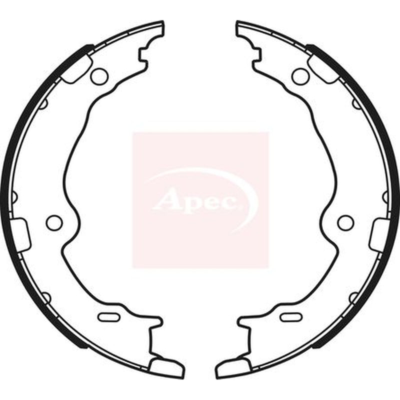 Apec Parking Brake Shoe Set SHU792
