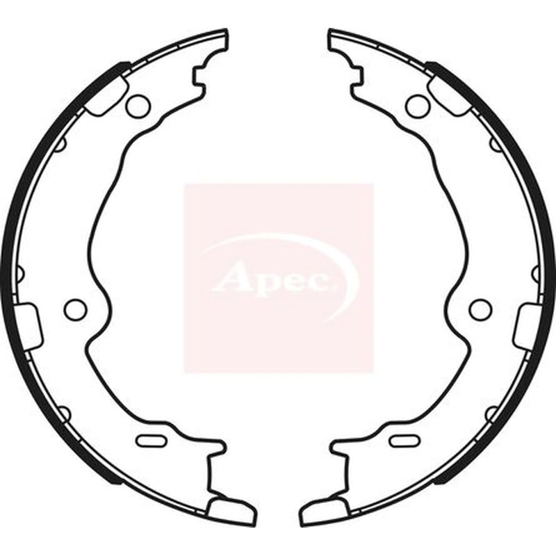 Apec Parking Brake Shoe Set SHU792