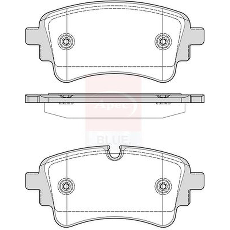 Apec Rear Brake Pad Set PD4050