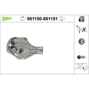 Valeo Electric Window Regulator Lifter Right Front 861151