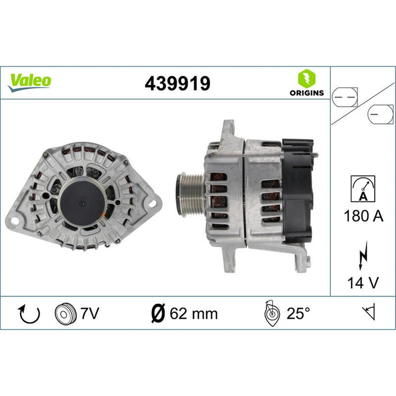 Valeo Car Alternator 12V 439919