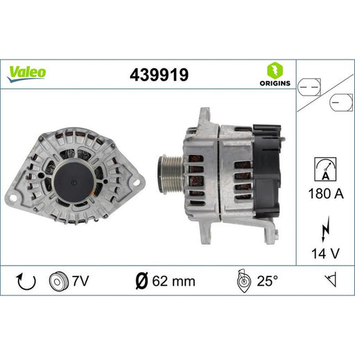 Valeo Car Alternator 12V 439919
