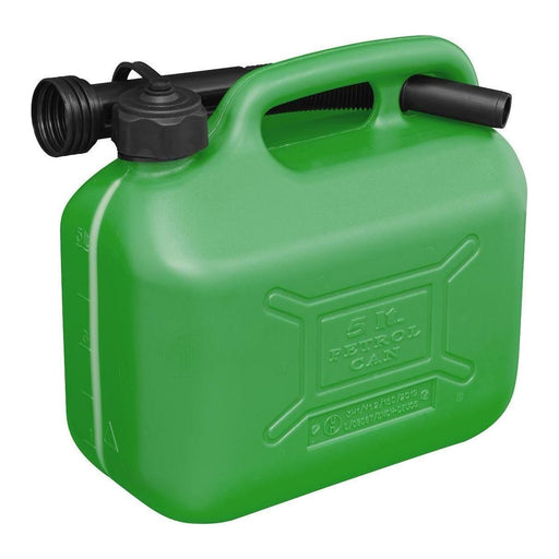 Sealey Fuel Can 5L Green JC5G Sealey  - Town Parts
