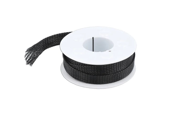 Connect Expandable Braided Sleeving 5m coil in a clam blister 8-12mm