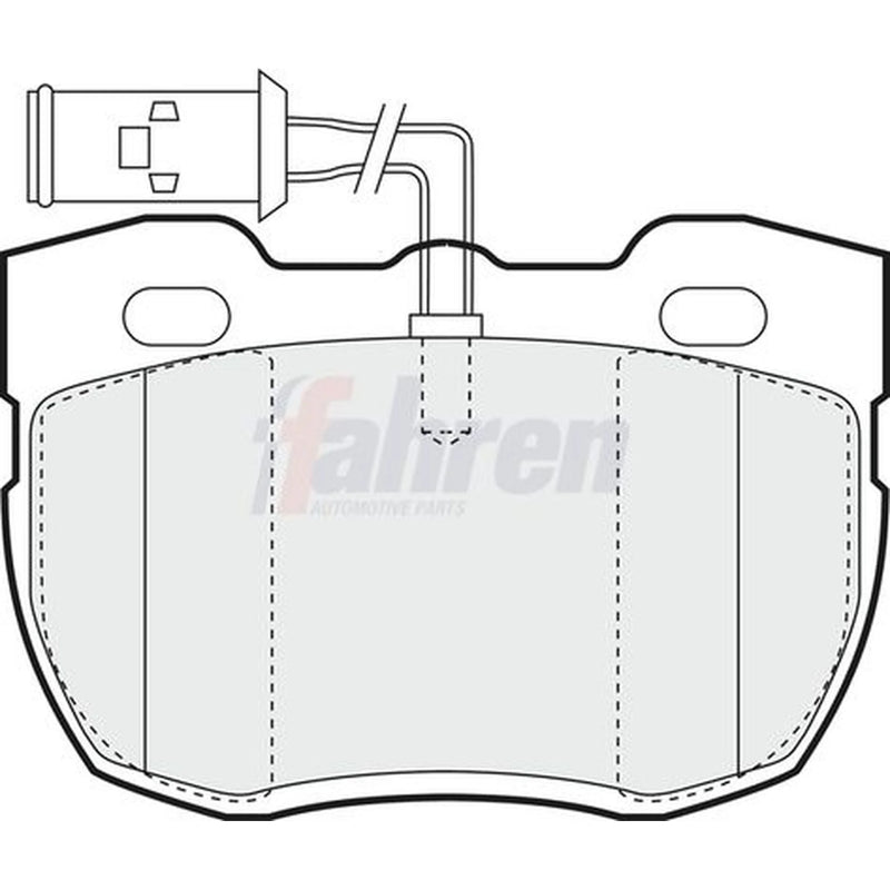 Fahren Front Brake Pad Set FBP3417