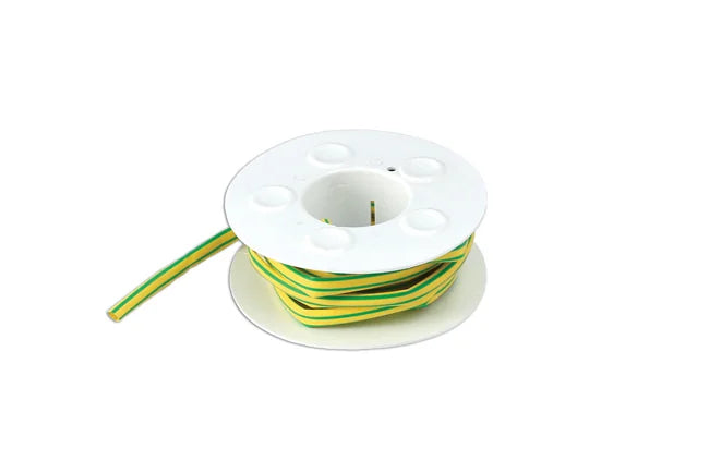 Connect Yellow / Green Earth 3.5mm Heat Shrink On A Roll 5m - CPL