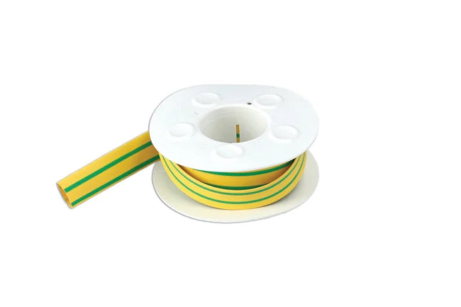 Connect Yellow / Green Earth Heat Shrink - Roll 3m 7-15mm