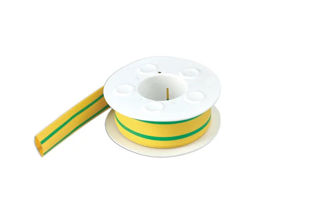 Connect Yellow / Green Earth Heat Shrink - Roll 3m 7-15mm
