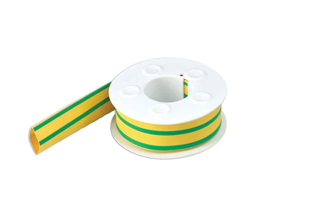 Connect Yellow / Green Earth Heat Shrink - Roll 3m 7-15mm