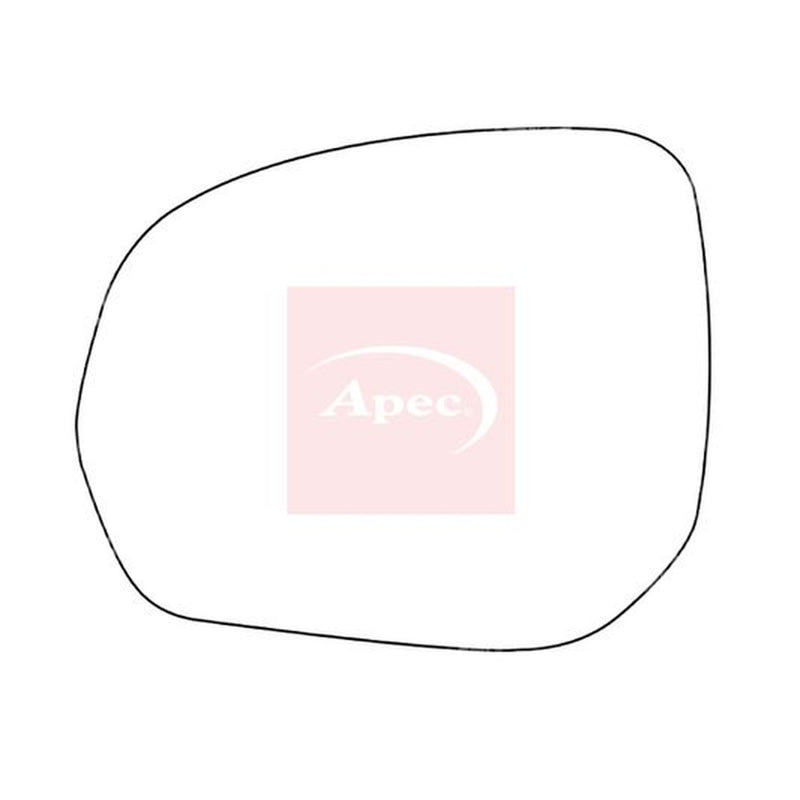 Apec Exterior Wing Mirror Glass Left AMS2105