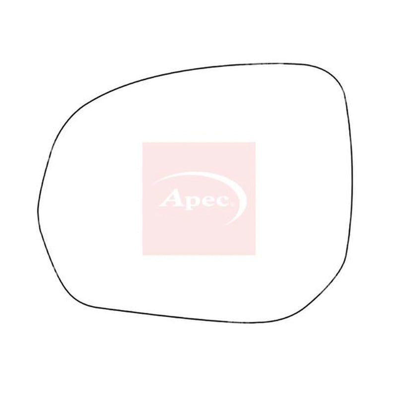 Apec Exterior Wing Mirror Glass Left AMS2105