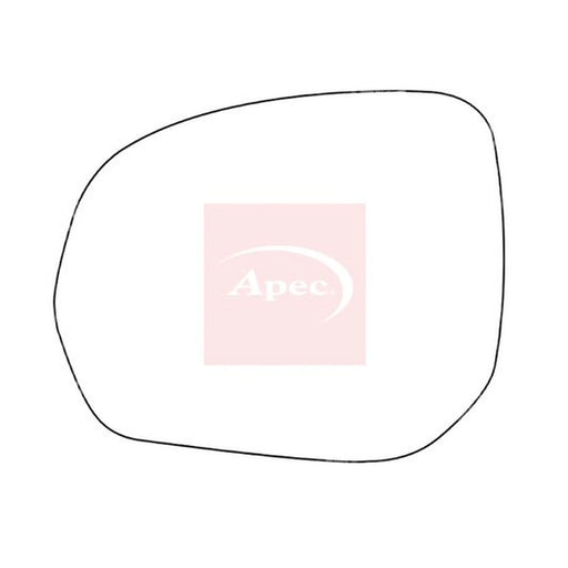 Apec Exterior Wing Mirror Glass Left AMS2105
