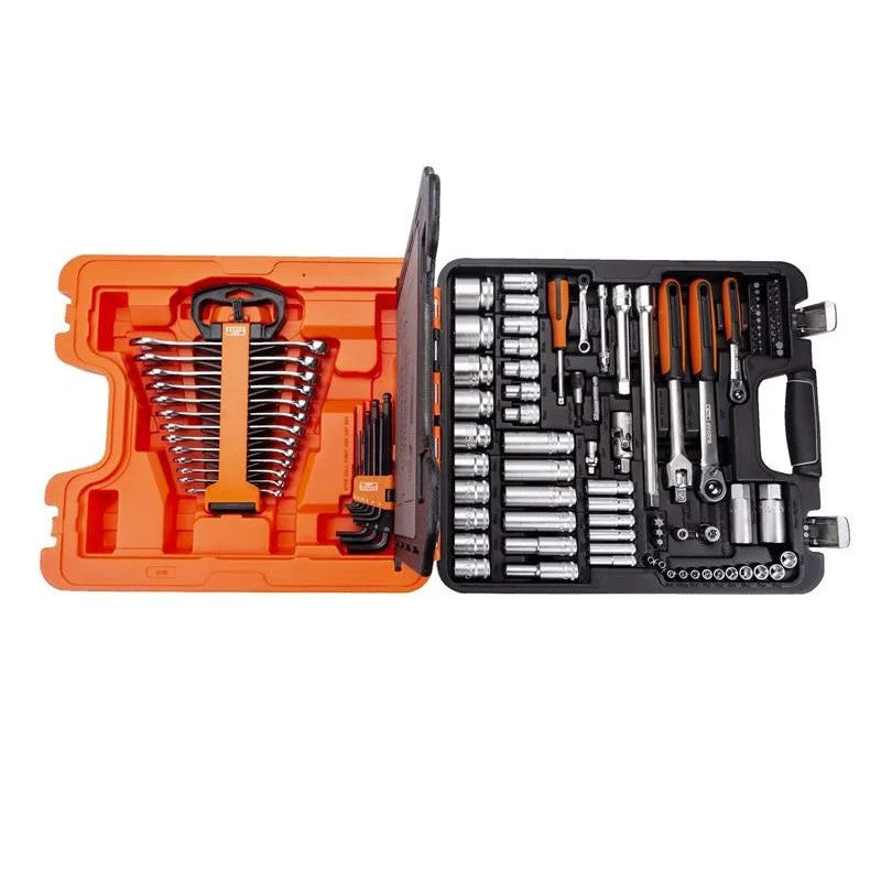 Bahco S103 1/4in &1/2in Dynamic Drive Socket & Spanner Set, 103 Piece - S103