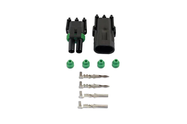 Connect Automotive Electrical Delphi Connector Kit 2 Pin 10pc - CPL