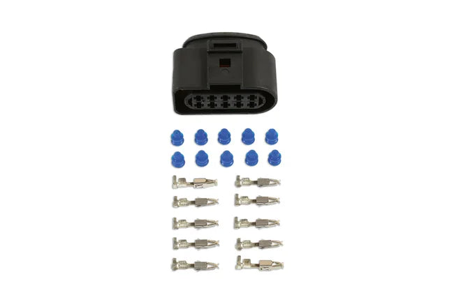 Connect VW Electrical Female Connector 2.8mm 10 Pin Kit 105pc - CPL
