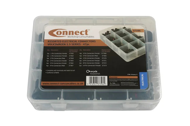 Connect Assorted VW Group Electrical Connector Kit 1.5 Series 47pc - CPL