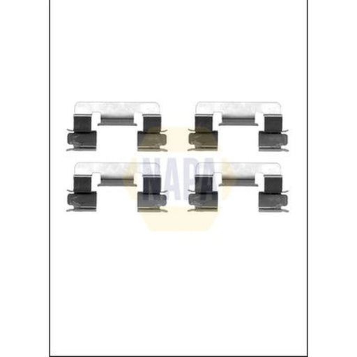 NAPA Brake Pad Accessory Fitting Kit Front NFK1386