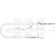 Apec Handbrake Cable Right Rear CAB1854
