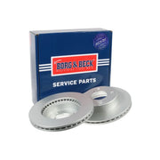 Borg & Beck 2 x Vented Front Brake Discs BBD4787