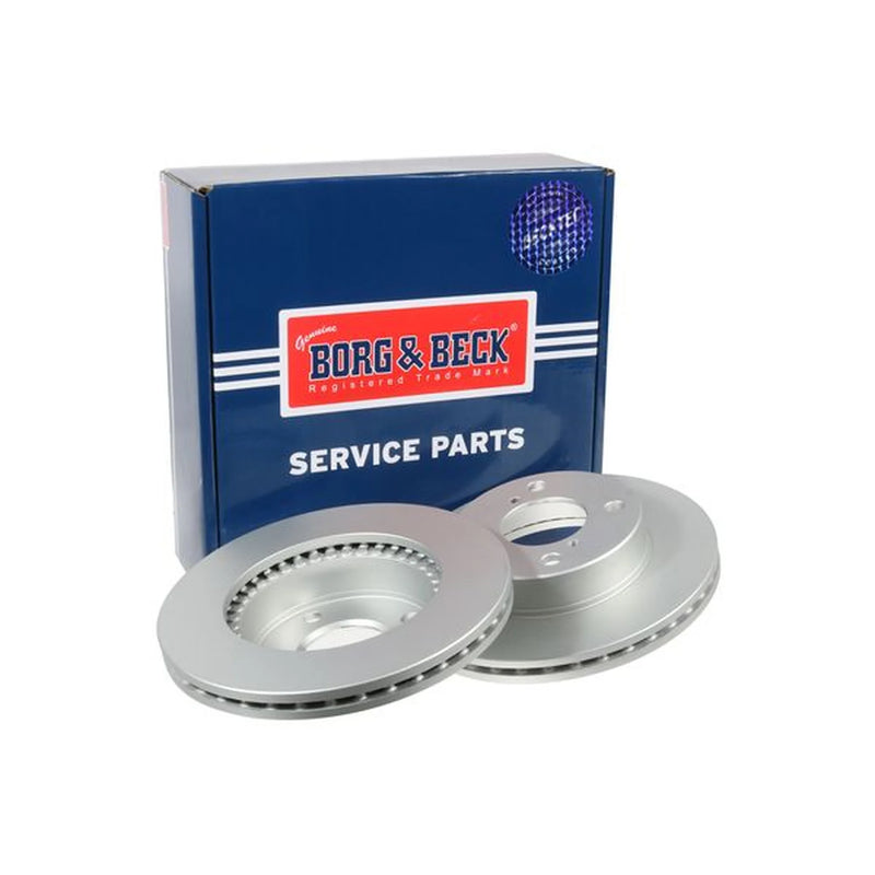 Borg & Beck 2 x Vented Front Brake Discs BBD4787