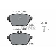 Textar Rear Brake Pad Set 2243701