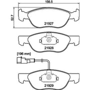 Mintex Front Brake Pad Set MDB1734