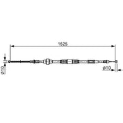 Bosch Handbrake Cable Right Rear 1 987 482 534
