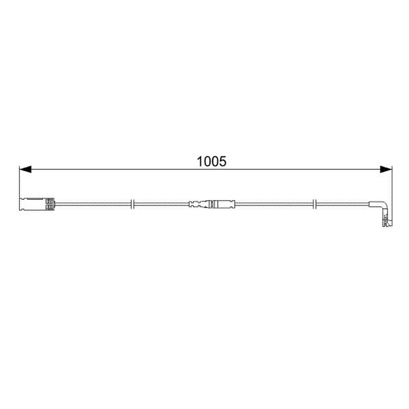 Bosch Brake Pad Wear Sensor Rear 1 987 473 053