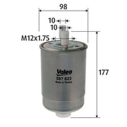 Valeo Fuel Filter Element 587623