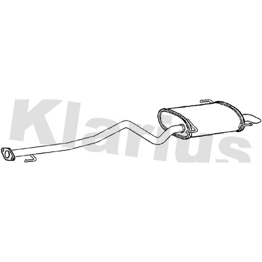 Klarius Box With Tail Pipe Rear TY673X