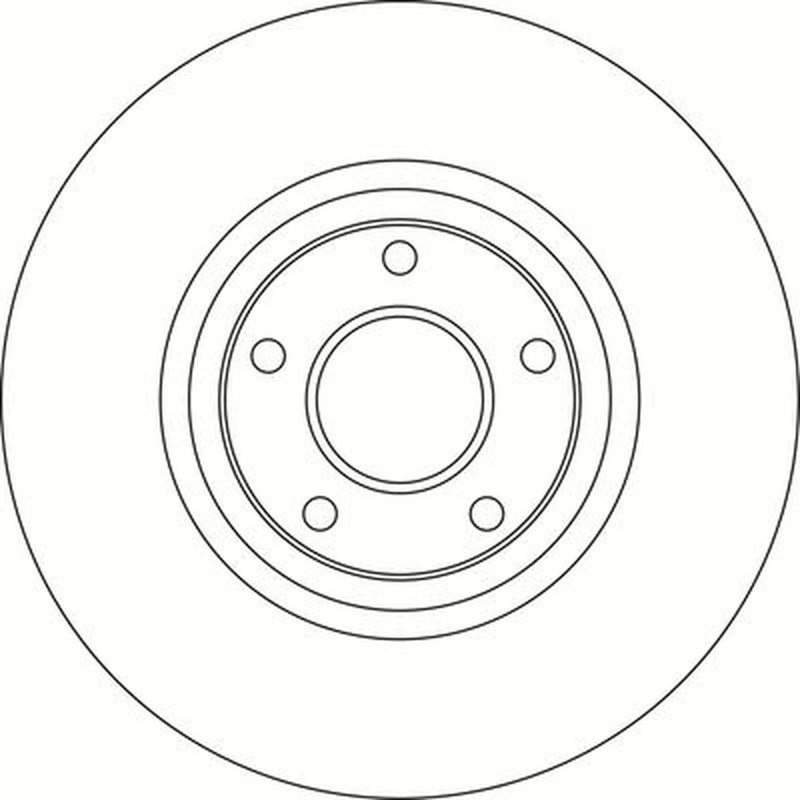 Abtex 2 x Vented Front Brake Discs BD1482V
