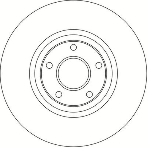 Abtex 2 x Vented Front Brake Discs BD1482V
